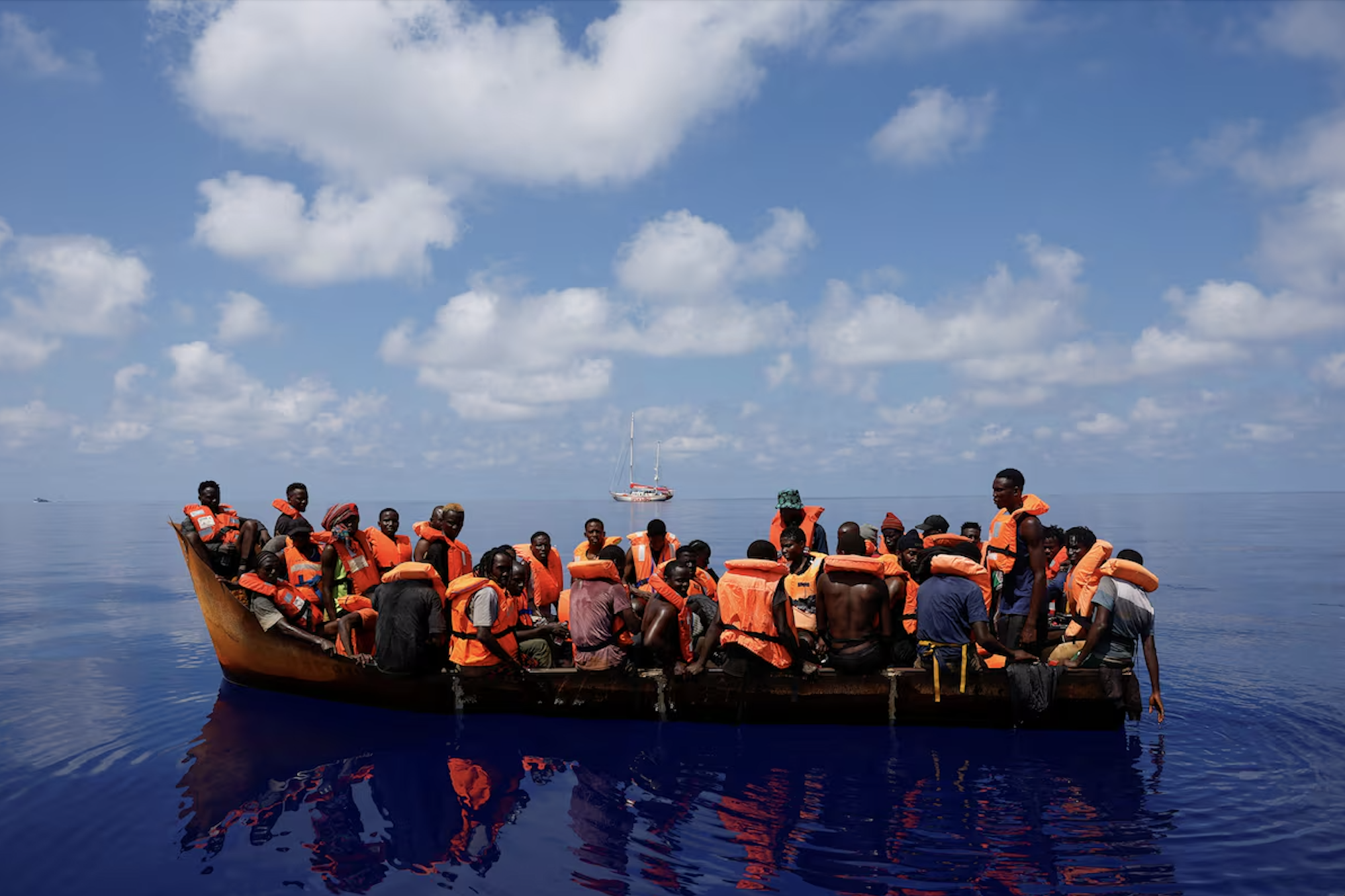 En imágenes: Migrantes rescatados en el Mediterráneo central